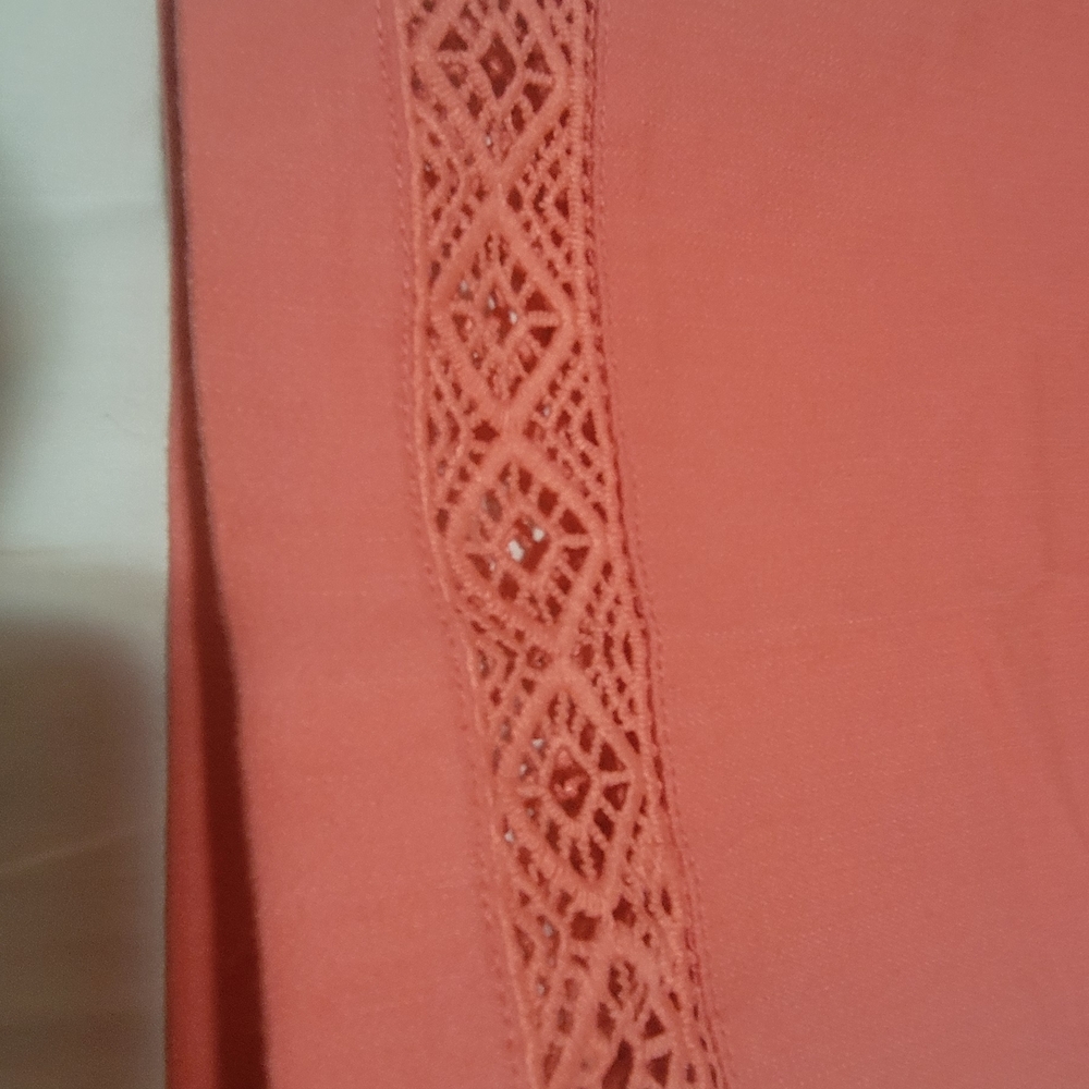 Ruby Rd. Coral Capris with Lace Detail Suze 16P - Picture 3 of 4